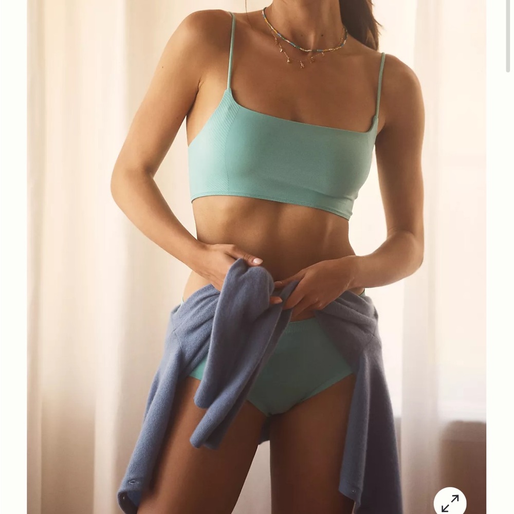 Anthropologie NWT The Renna Seamless Square-Neck Bra